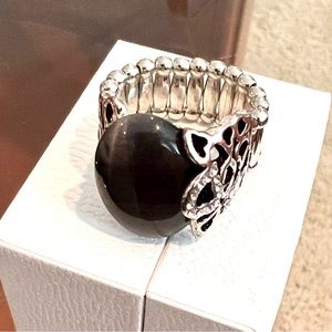 Moonstone flex fit ring